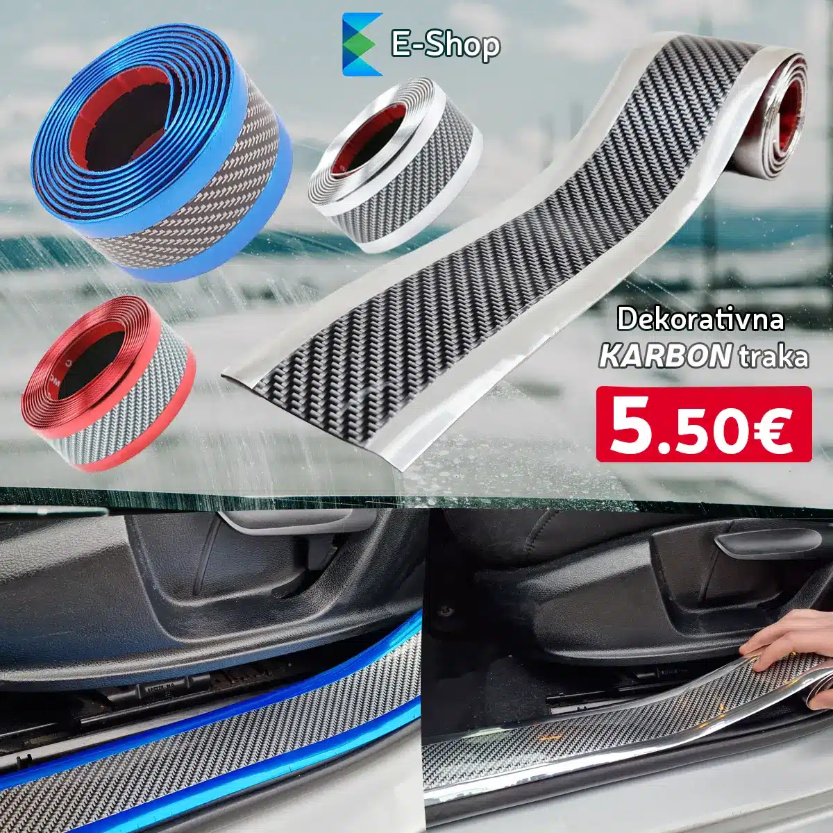 Karbon 5D Dekor Traka