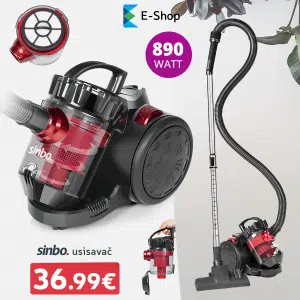 Sinbo Ciklonski Usisavač 890W