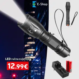 Led Ručna Punjiva Svjetiljka