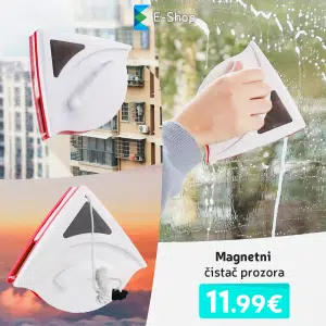 Obostrani Magnetni Čistač Prozora