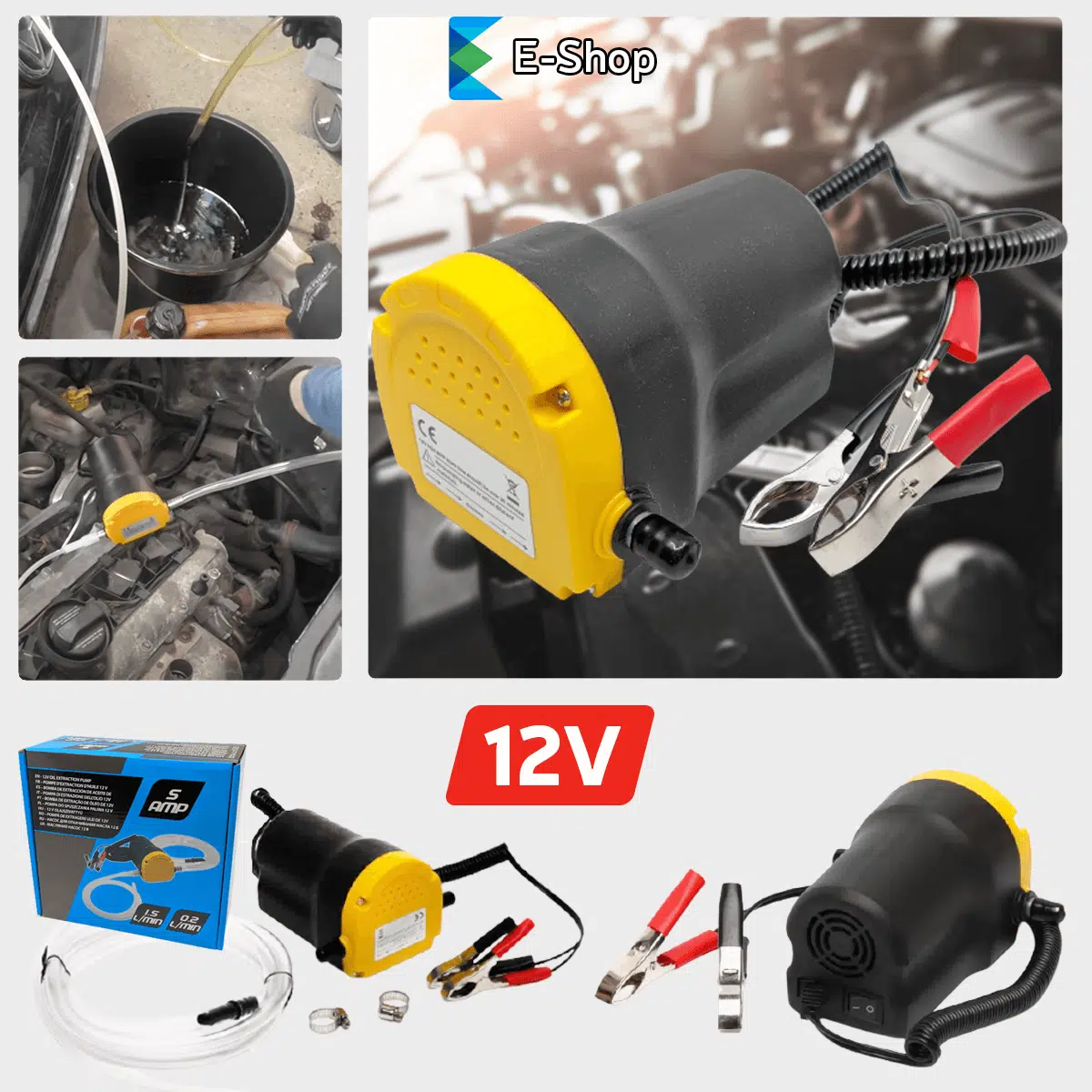Hanson Pumpa Pretočna Za Ulje I Benzin 12V