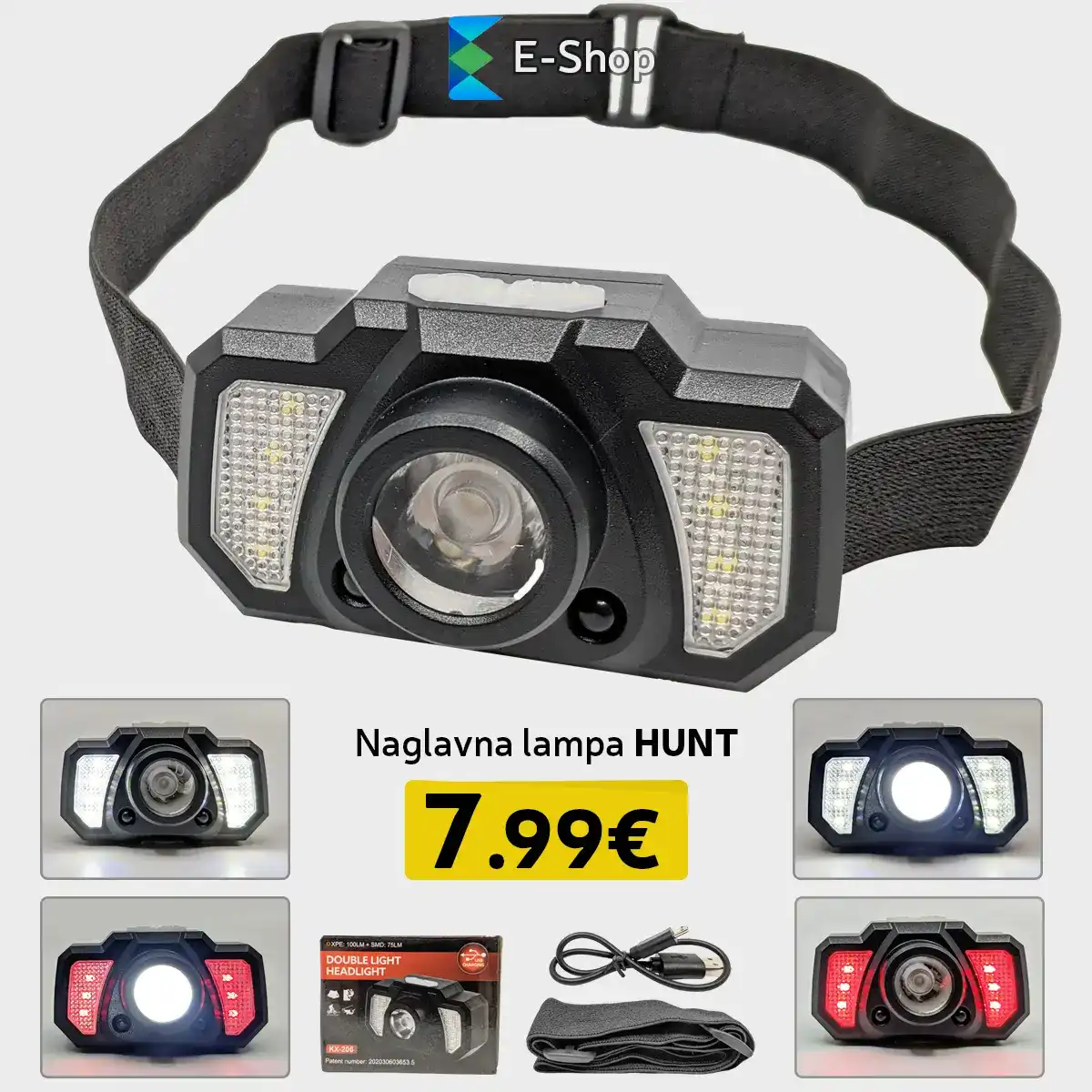 Naglavna Lampa Hunt
