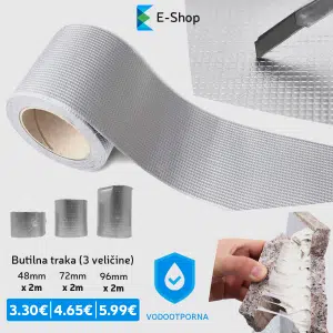 Aluminijska Vodootporna Butilna Traka
