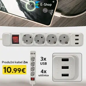 Produžni Kabel-2 Metra