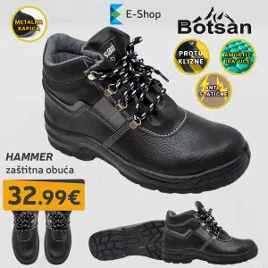 S1"Hammer" Zaštitne Radne Gležnjače