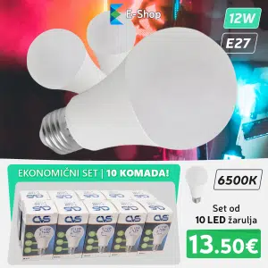 Set Od 10 Kom-Led Žarulje 12W