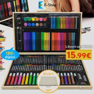 Likovni Set "Wood"