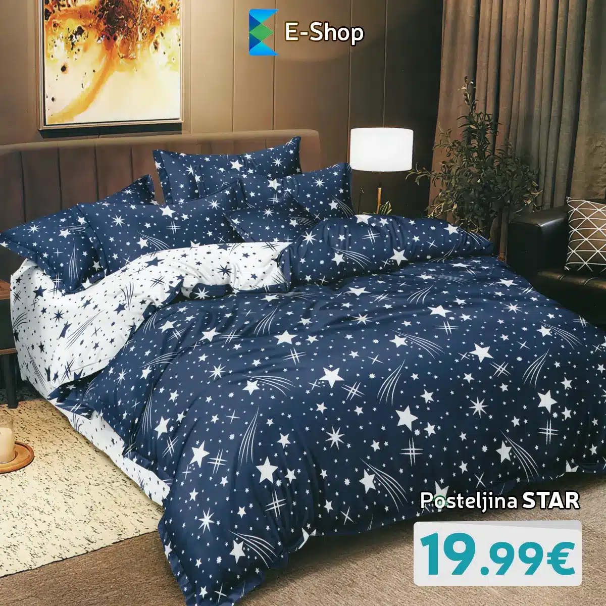 4-Dijelni Set Posteljine Star