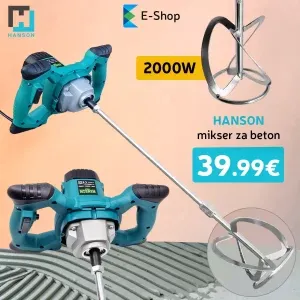 Hanson Mikser Za Beton 2000W