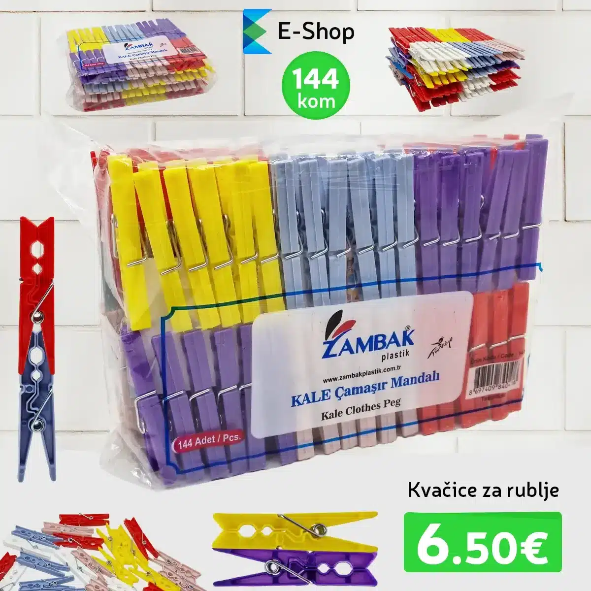 Zambak Kvačice Za Rublje