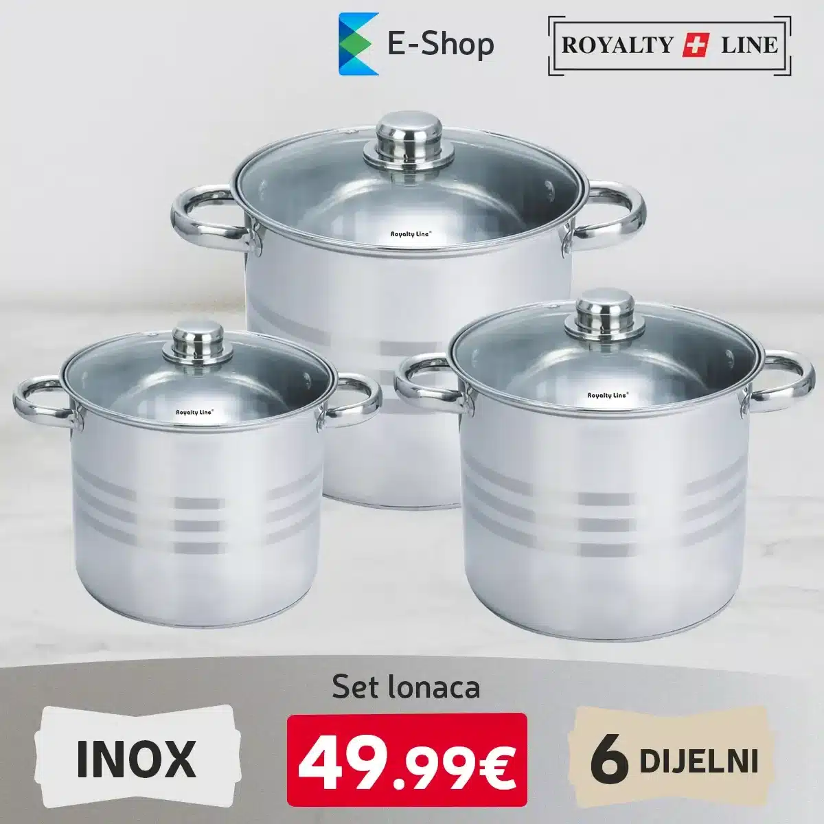 Set Lonaca Royalty Line 6-Dijelni