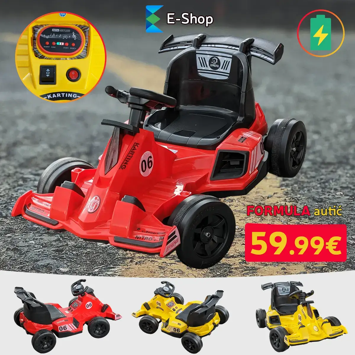 Dječja Akumulatorska Formula