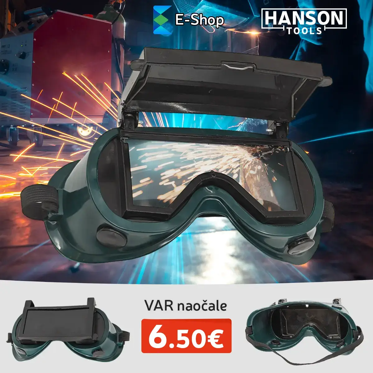 Hanson Industrijske Naočale Za Varenje