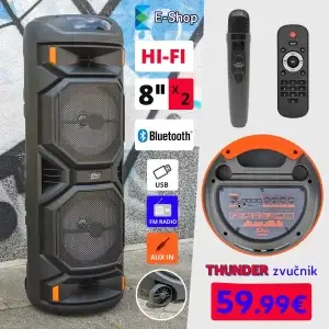"Thunder" Bluetooth Zvučnik