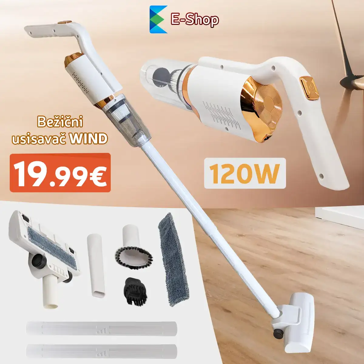 Bežični Usisivač "Wind"