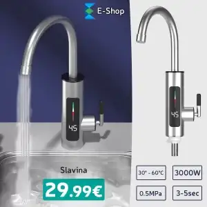 Deluxe Električna Sudoperna Slavina