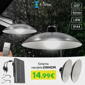 Solarna Rasvjeta Sa Dva Lustera"Einheim"