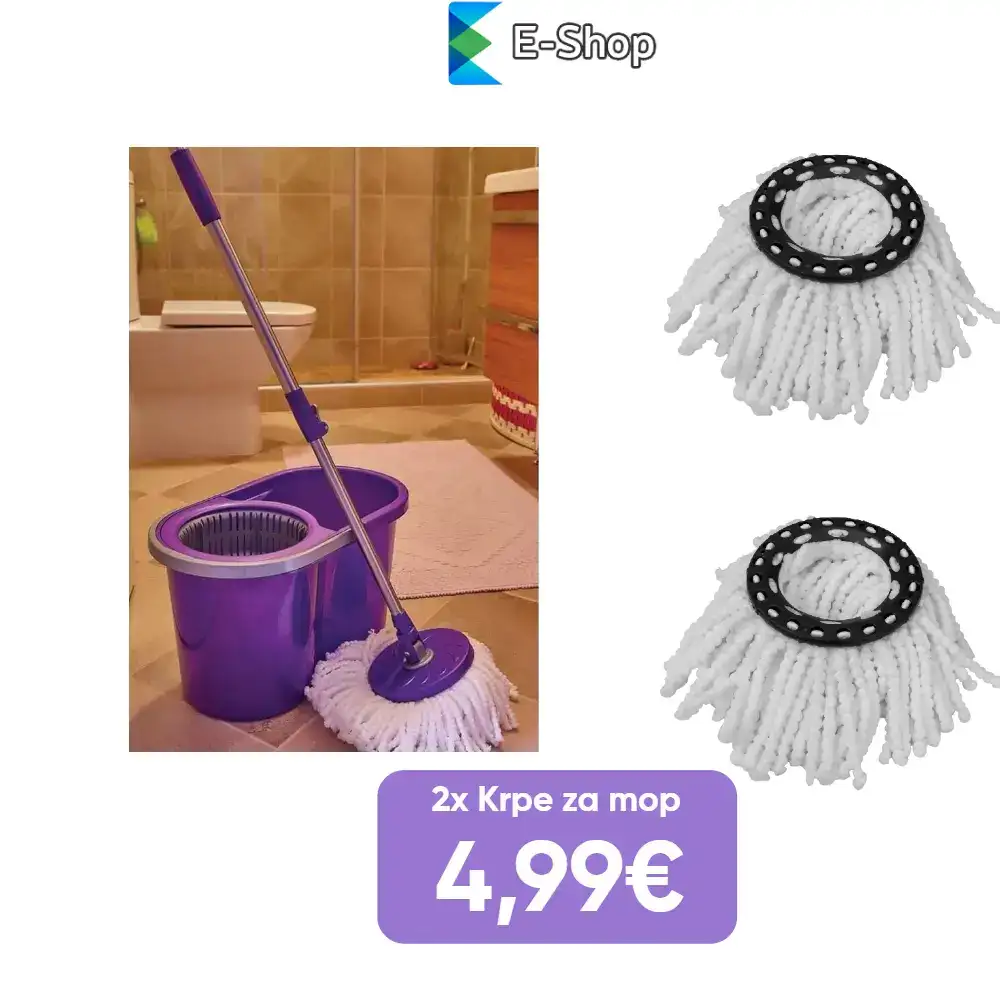 2 X Krpa Za Mop
