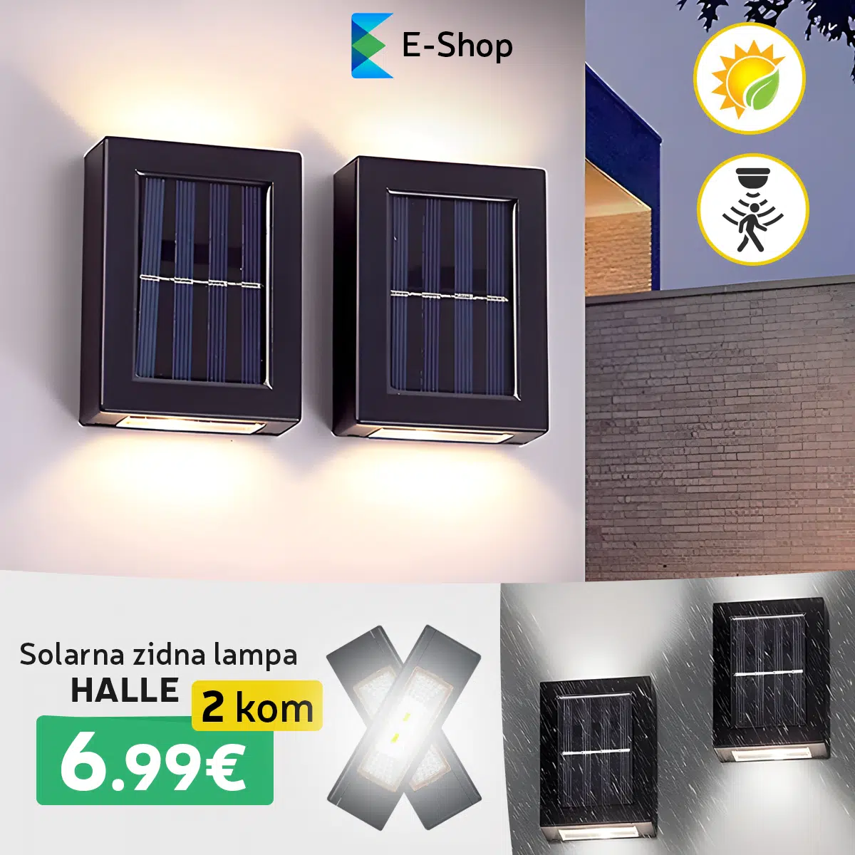 Halle Zidna Lampa