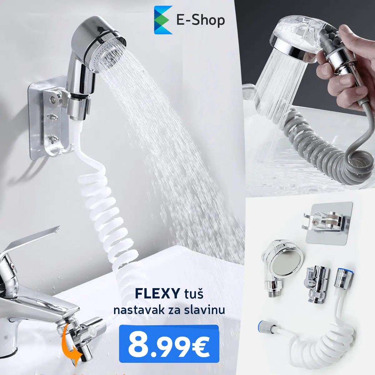 Flexy-Tuš Nastavak Za Slavinu