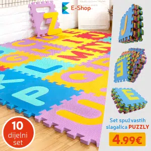 Set Spužvastih Slagalica- Puzzly