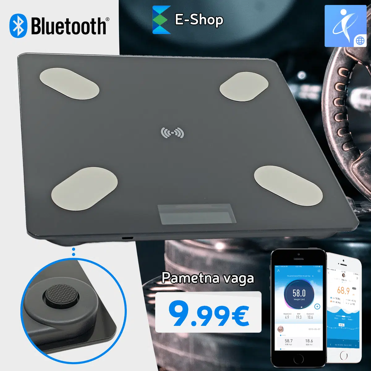 Bluetooth Pametna Vaga