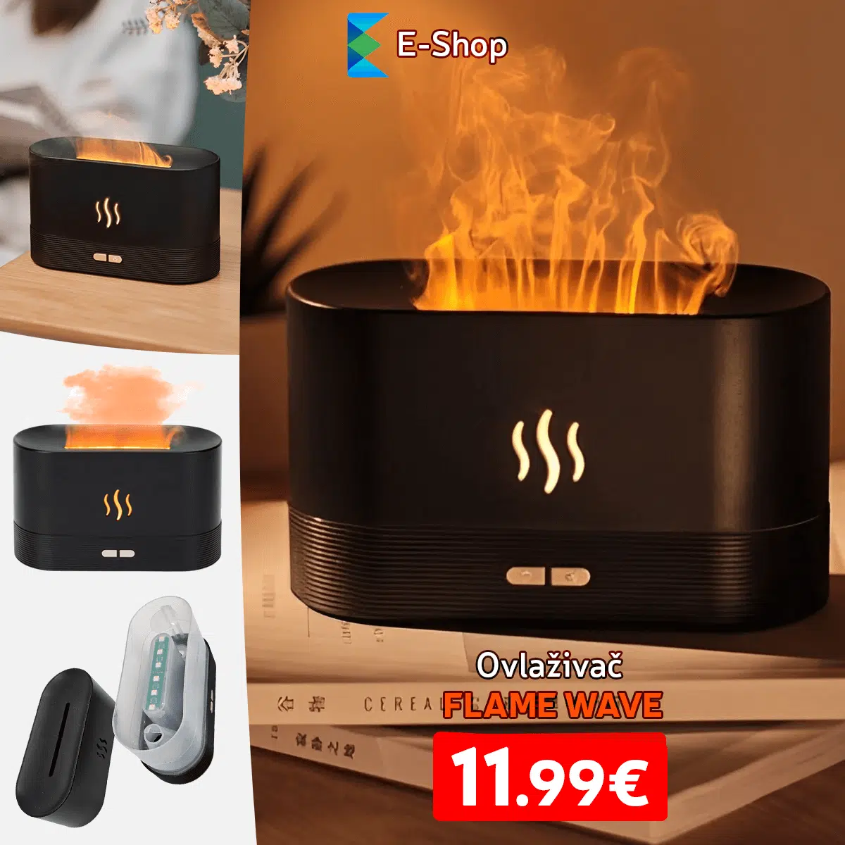 Flame Wave Difuzor