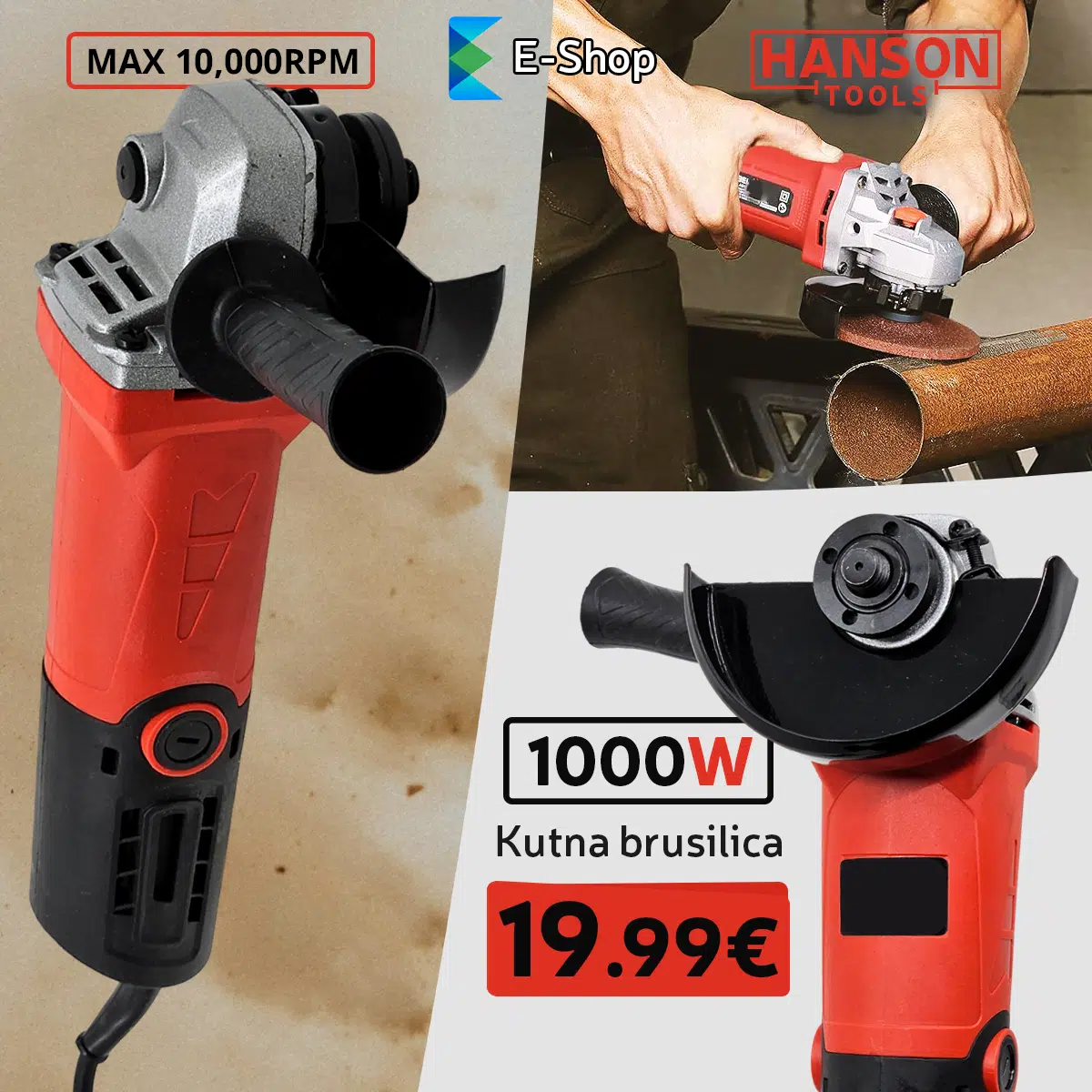 Hanson Kutna Brusilica 1000W