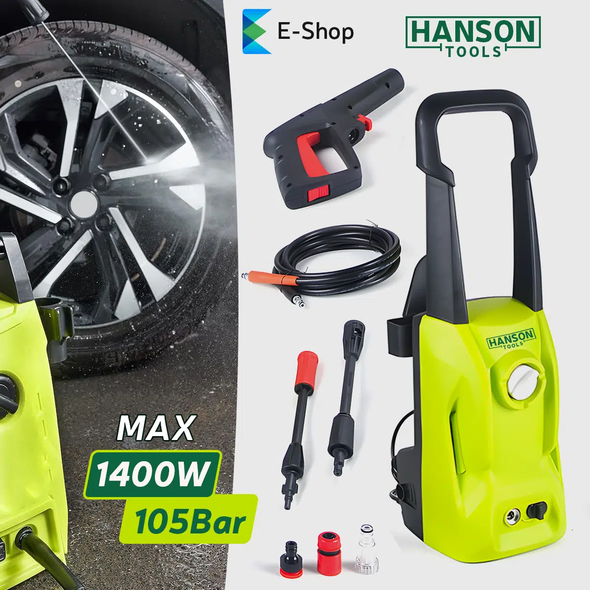 Hanson Visokotlačni Perač-1400W