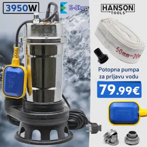 Hanson Potopna Pumpa Za Prljavu Vodu 3950W