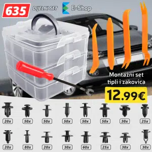 Montažne Plastične Tiple Zakovice - 635 Komada