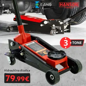 Hanson Ručna Hidraulična Dizalica 3T
