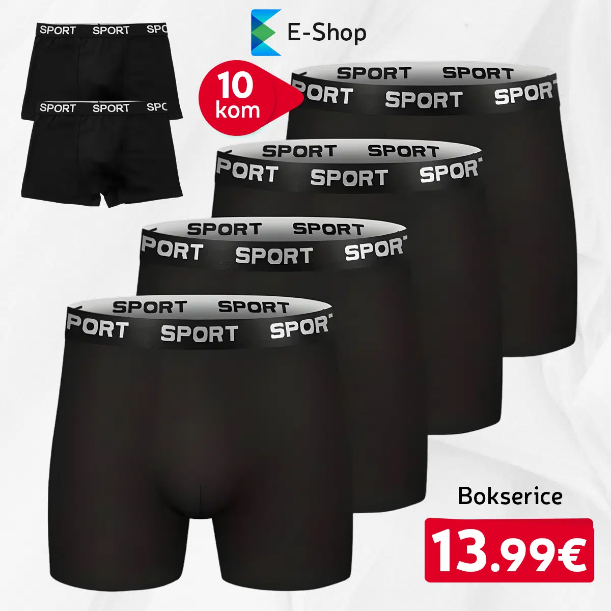 Muške Bokserice-10 Kom