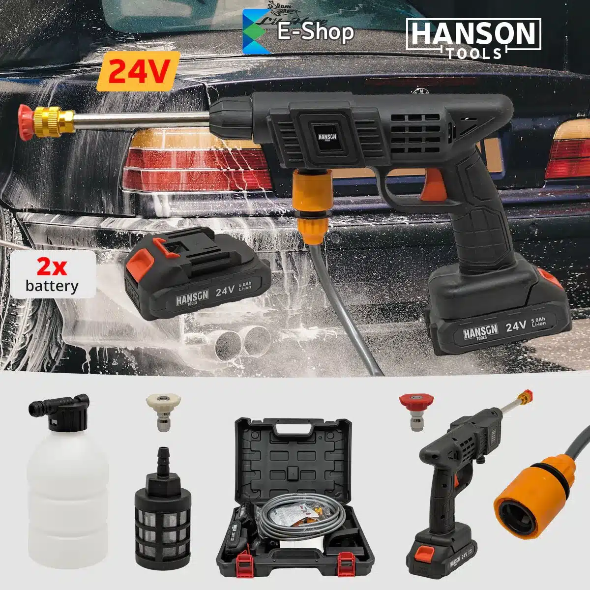 Hanson Aku Pištolj Za Pranje 24V
