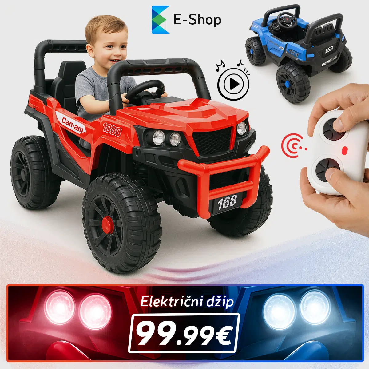 Džip Za Djecu Sa Daljinskim Upravljačem