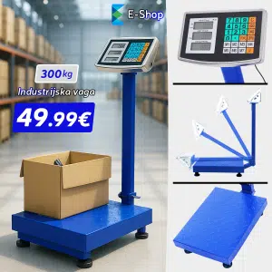 Industrijska Digitalna Vaga Do 300 Kg