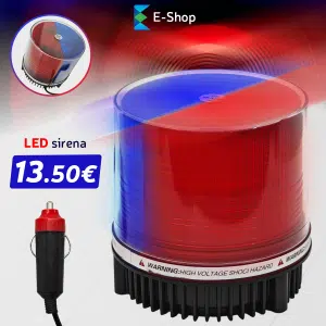 Led Sirena Crveno-Plava