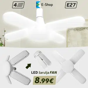 Qauttro Led Žarulja- 4 Kraka