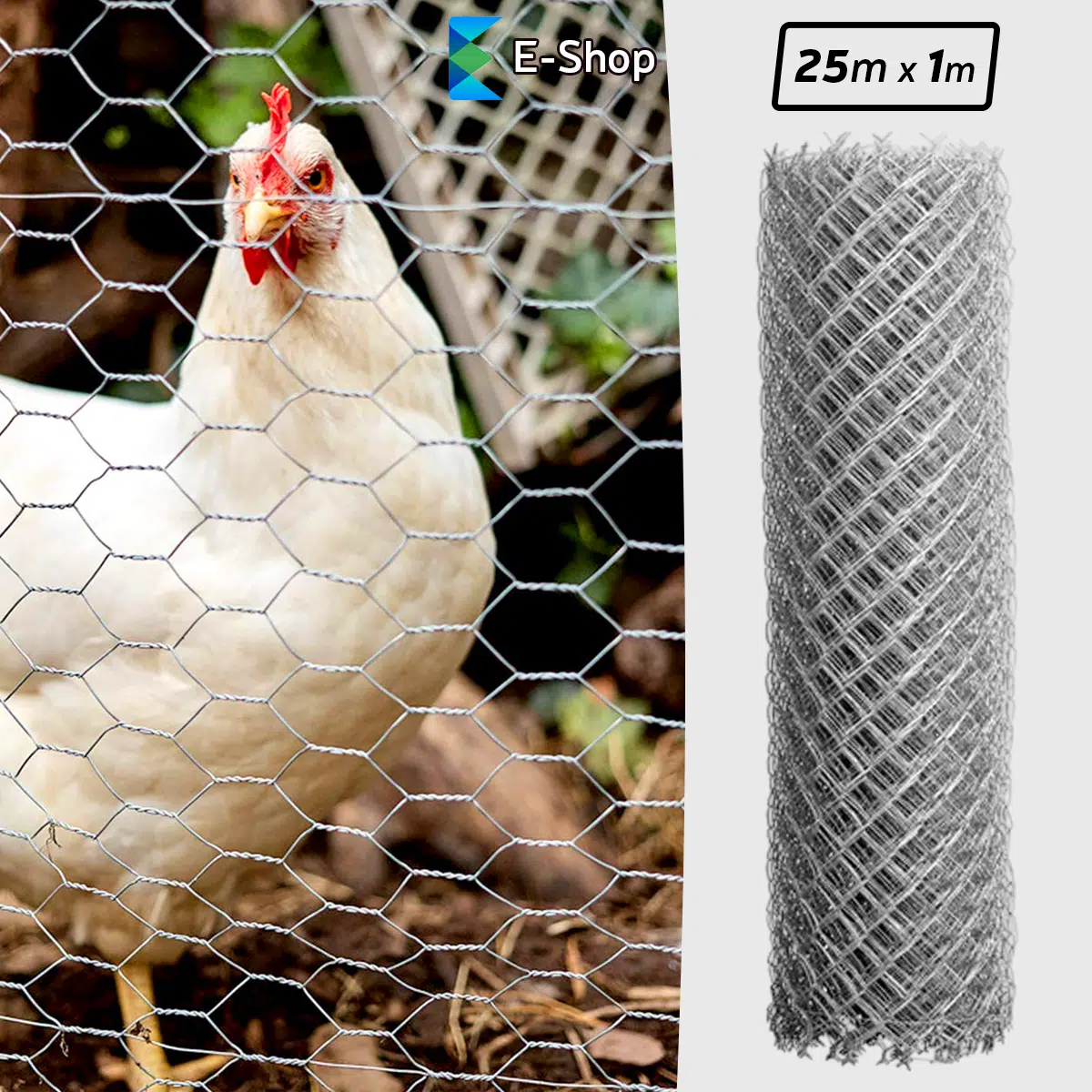Žica Za Kokoši 25X1M