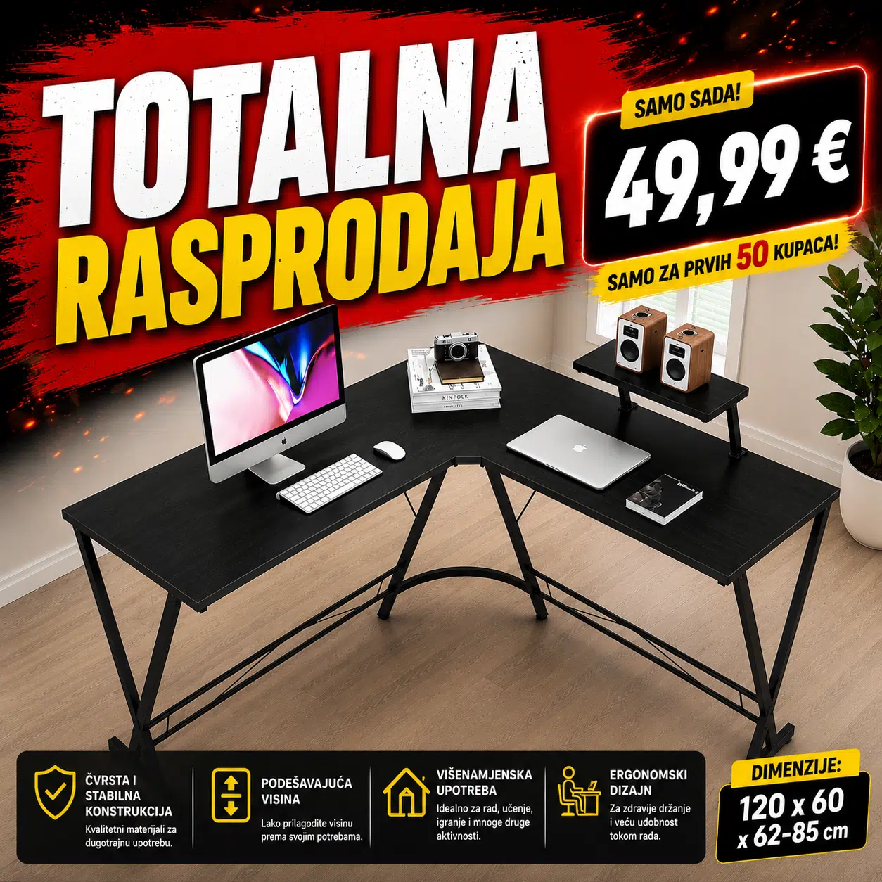 Višenamjenski radni stol
