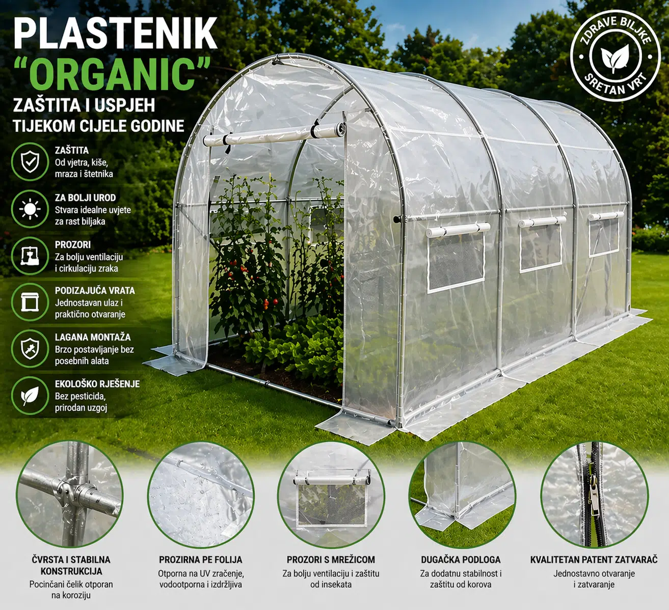 Plastenik "Organic"