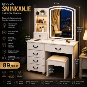 Stol za šminkanje "Elisse"