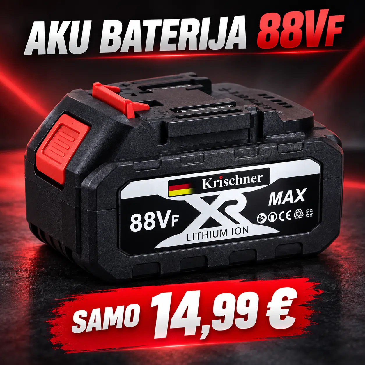 AKU BATERIJA KRISCHNER XR MAX 88VF